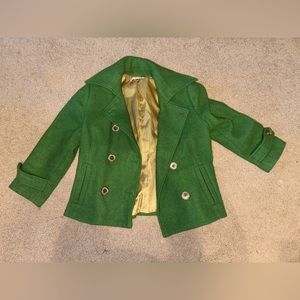 green blazer